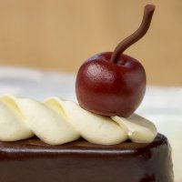 Фундучное финансье с ганашом и карамельным кремю