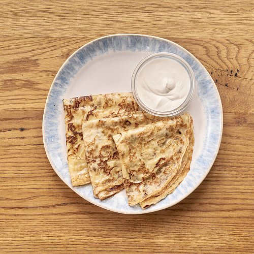 Блинчики с топпингом на выбор