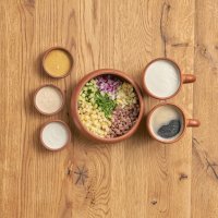 Окрошка с языком