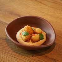 Хумус с цветной капустой в сухарях