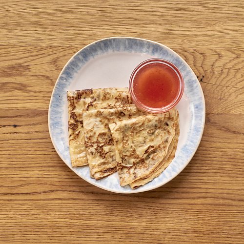 Блинчики с топпингом на выбор