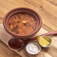 Солянка мясная с копчёностями