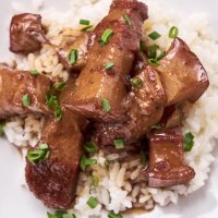Грудинка по-азиатски с рисом