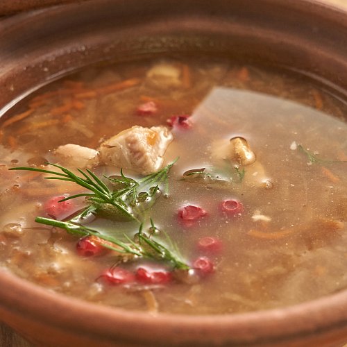 Щи суточные со свининой