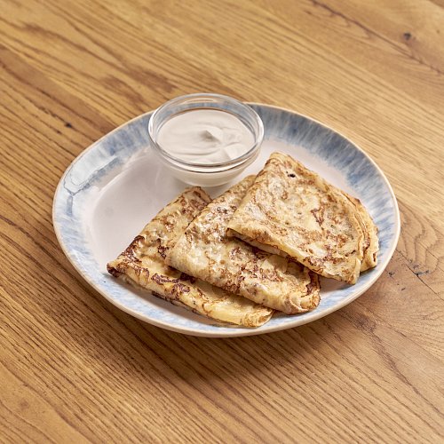 Блинчики с топпингом на выбор