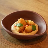 Хумус с цветной капустой в сухарях