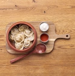 Пельмени с кабаном и косулей