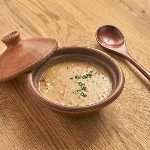 Гороховый суп с копчёностями