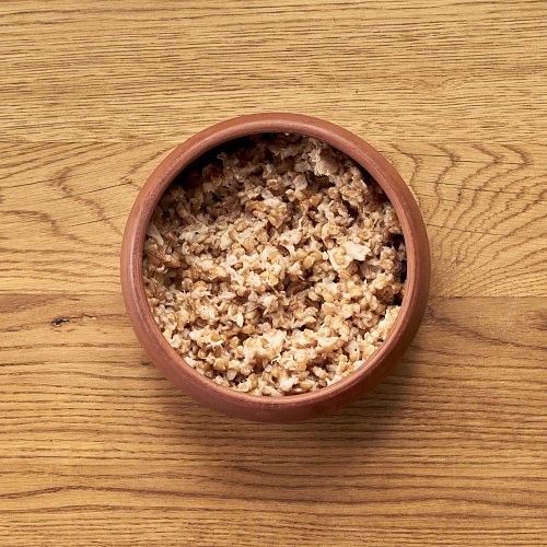 Каша перловая с разварным мясом