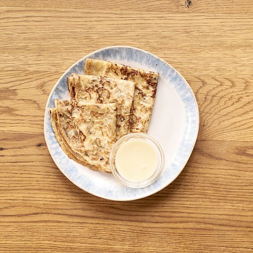 Блинчики с топпингом на выбор