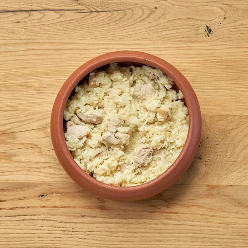 Каша рисовая с индейкой