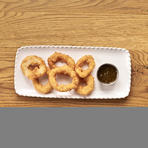 Хрустящие кольца кальмара