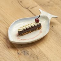 Фундучное финансье с ганашом и карамельным кремю