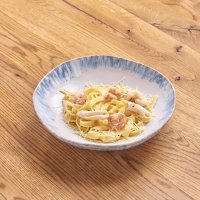Фетучини с морепродуктами в сливочном соусом