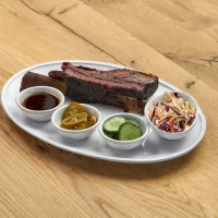 Говяжье ребро с соусом BBQ