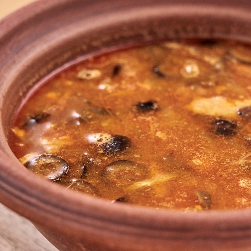 Солянка мясная с копчёностями