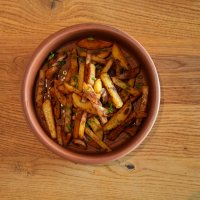 Жареная картошка с грибами