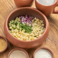 Окрошка овощная
