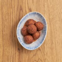 Крокеты из картофеля с подкопчённой свининой