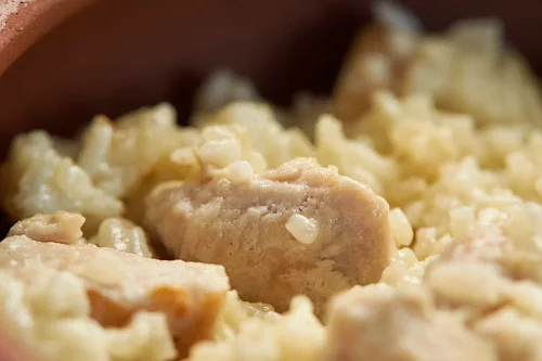 Каша рисовая с индейкой