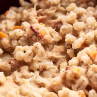 Каша перловая с зельцем
