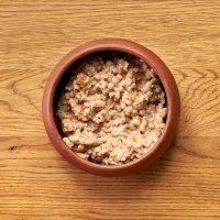 Каша перловая с зельцем