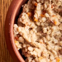 Каша перловая с разварным мясом